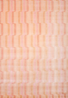 PAL-wool&silk-182x264_sandy/pink stripes_beige